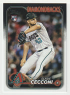 Slade Cecconi RC - Arizona Diamondbacks (MLB Baseball Card) 2024 Topps # 649 Mint