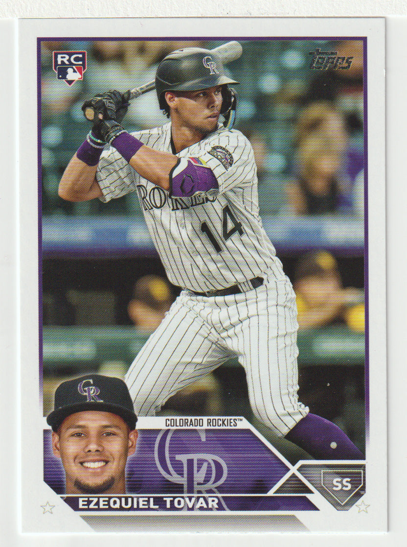 Ezequiel Tovar RC - Colorado Rockies (MLB Baseball Card) 2023 Topps # 651 Mint