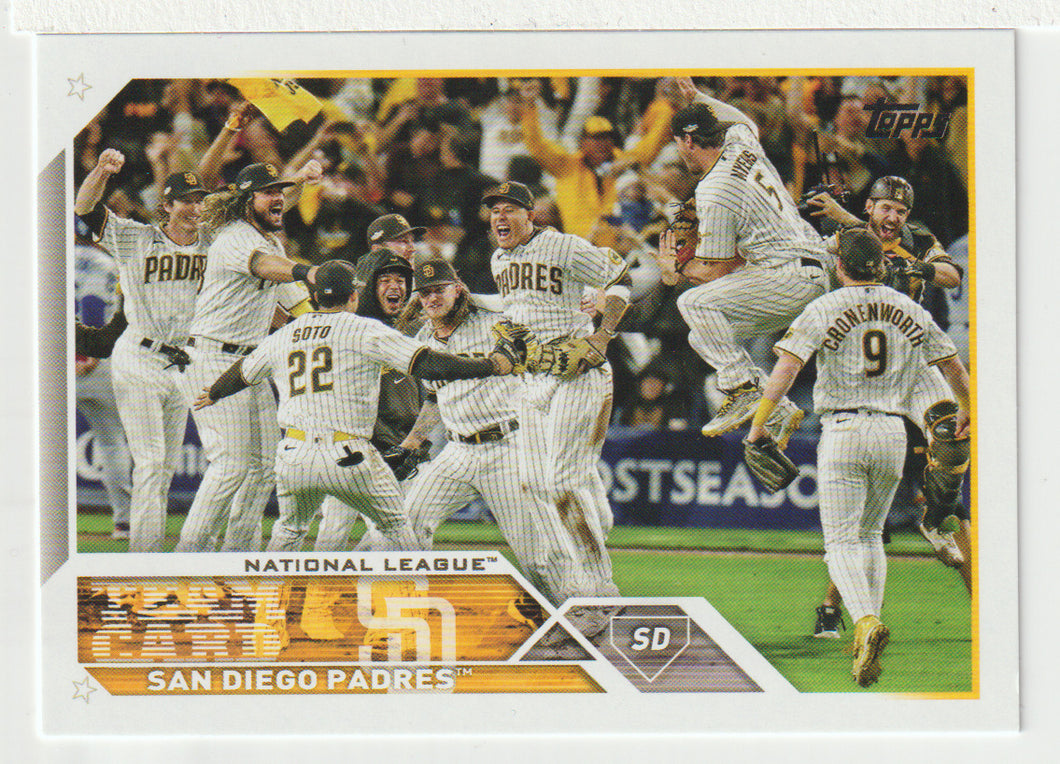 San Diego Padres Team Card (MLB Baseball Card) 2023 Topps # 655 Mint