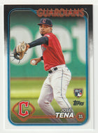 Jose Tena RC - Cleveland Guardians (MLB Baseball Card) 2024 Topps # 678 Mint