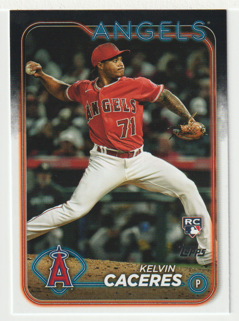 Kelvin Caceres RC - Los Angeles Angels (MLB Baseball Card) 2024 Topps # 680 Mint