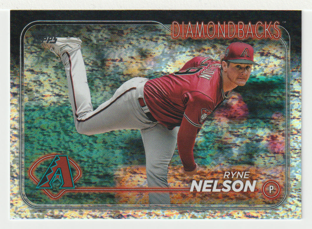 Ryne Nelson - Arizona Diamondbacks 49/265 - Foilboard (MLB Baseball Card) 2024 Topps # 334 Mint