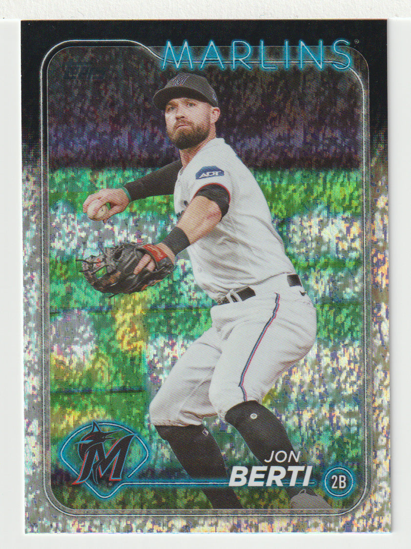 Jon Berti - Miami Marlins 64/265 - Foilboard (MLB Baseball Card) 2024 Topps # 524 Mint