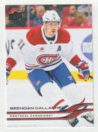 Brendan Gallagher - Montreal Canadiens (NHL Hockey Card) 2025-26 Upper Deck # 89 Mint