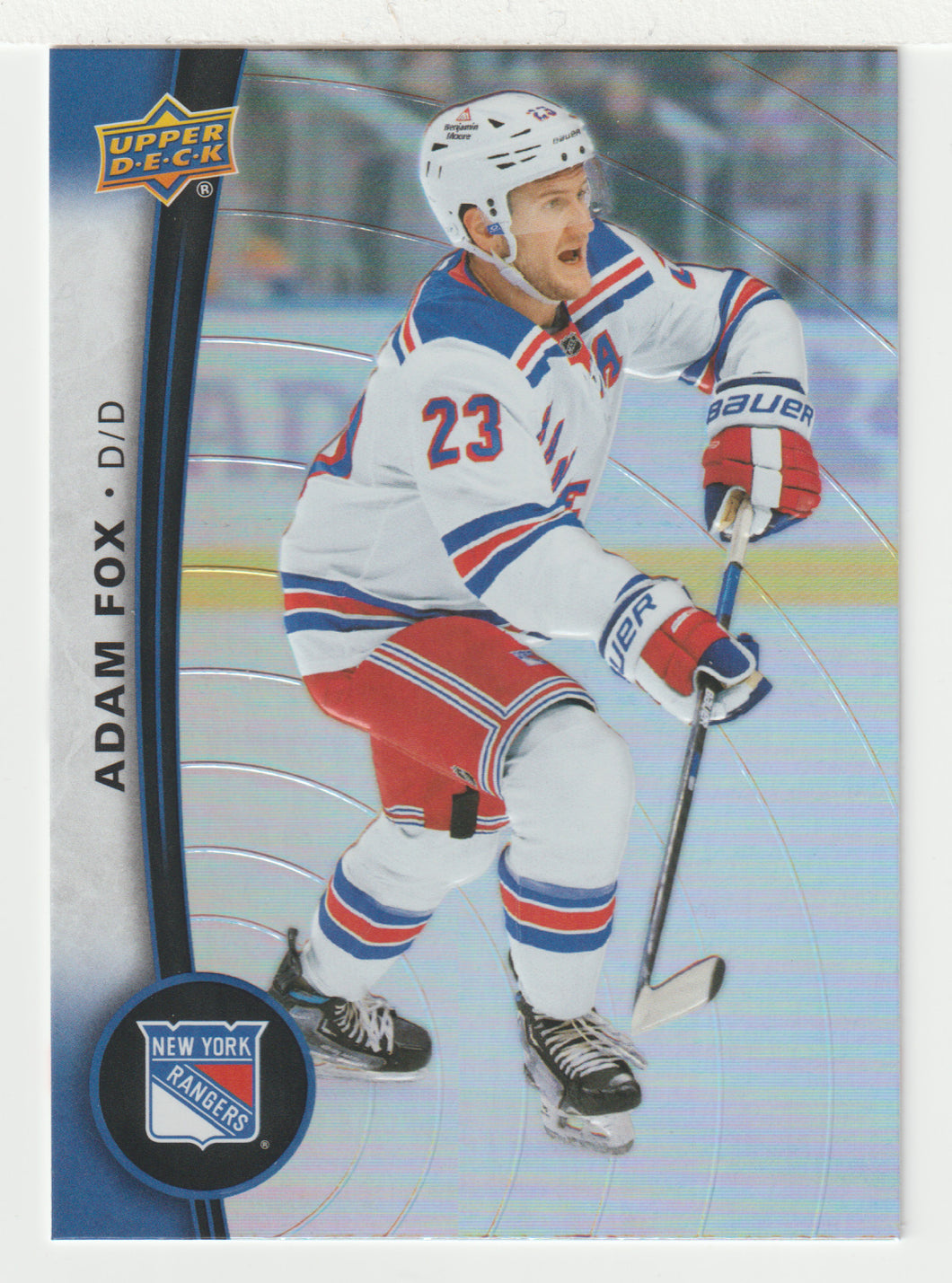 Adam Fox - New York Rangers (NHL Hockey Card) 2025-26 Upper Deck Tim Hortons # 32 - Mint
