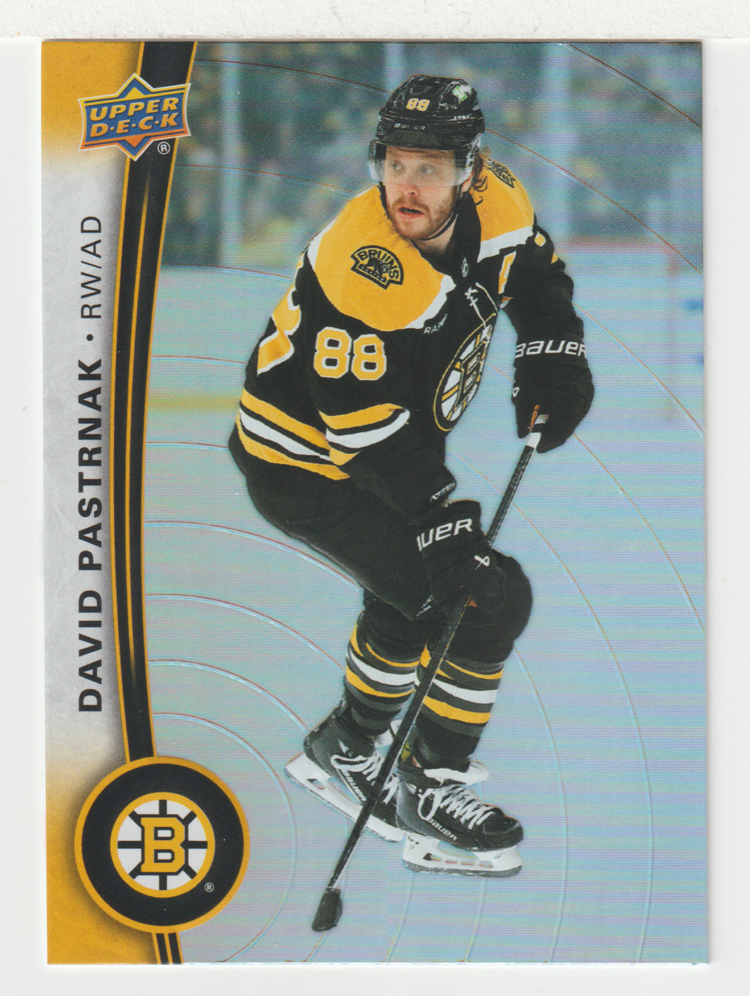 David Pastrnak - Boston Bruins (NHL Hockey Card) 2025-26 Upper Deck Tim Hortons # 67 - Mint
