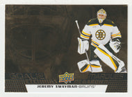 Jeremy Swayman - Boston Bruins - Goalie Etchings (NHL Hockey Card) 2025-26 Upper Deck Tim Hortons # GE-2 - Mint