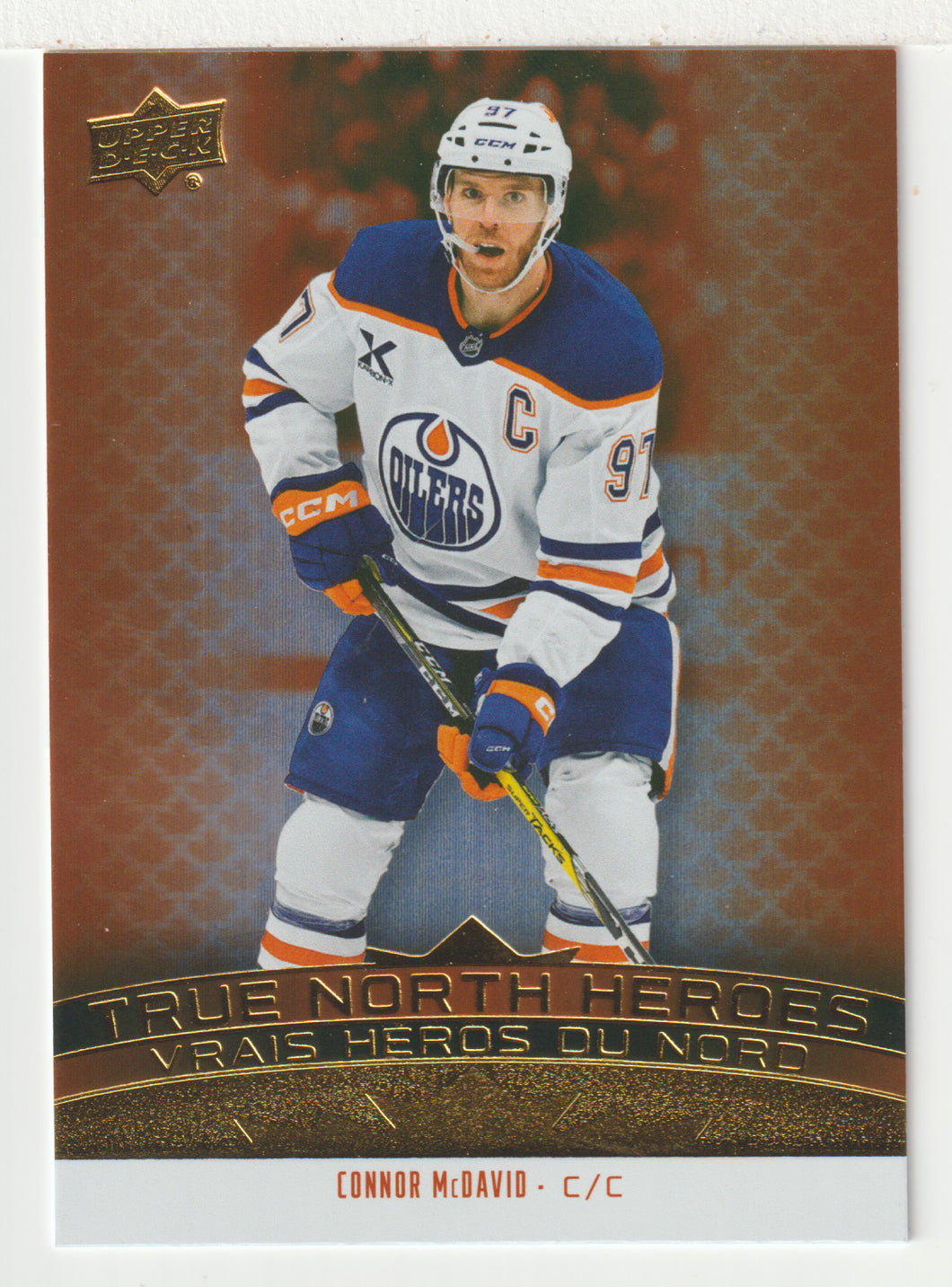 Connor McDavid - Edmonton Oilers - True North Heroes (NHL Hockey Card) 2025-26 Upper Deck Tim Hortons # TNH-8 - Mint