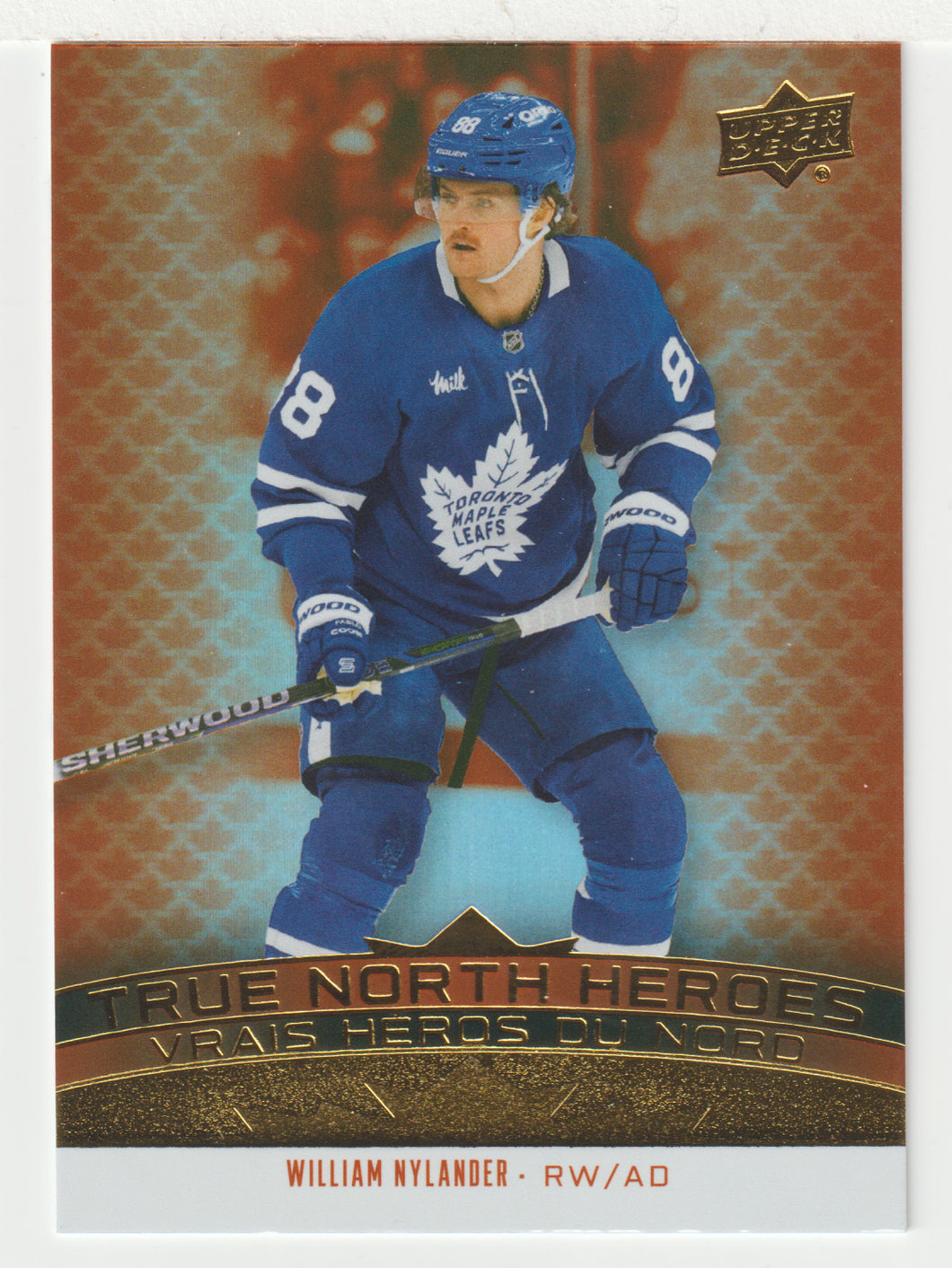 William Nylander - Toronto Maple Leafs - True North Heroes (NHL Hockey Card) 2025-26 Upper Deck Tim Hortons # TNH-14 - Mint
