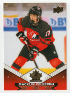 Macklin Celebrini (Hockey Card) 2025-26 Upper Deck Tim Hortons Team Canada Olympic # 14 Mint