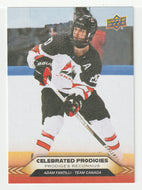Adam Fantilli - Celebrated Prodigies (Hockey Card) 2025-26 Upper Deck Tim Hortons Team Canada Olympic # CP-12 Mint