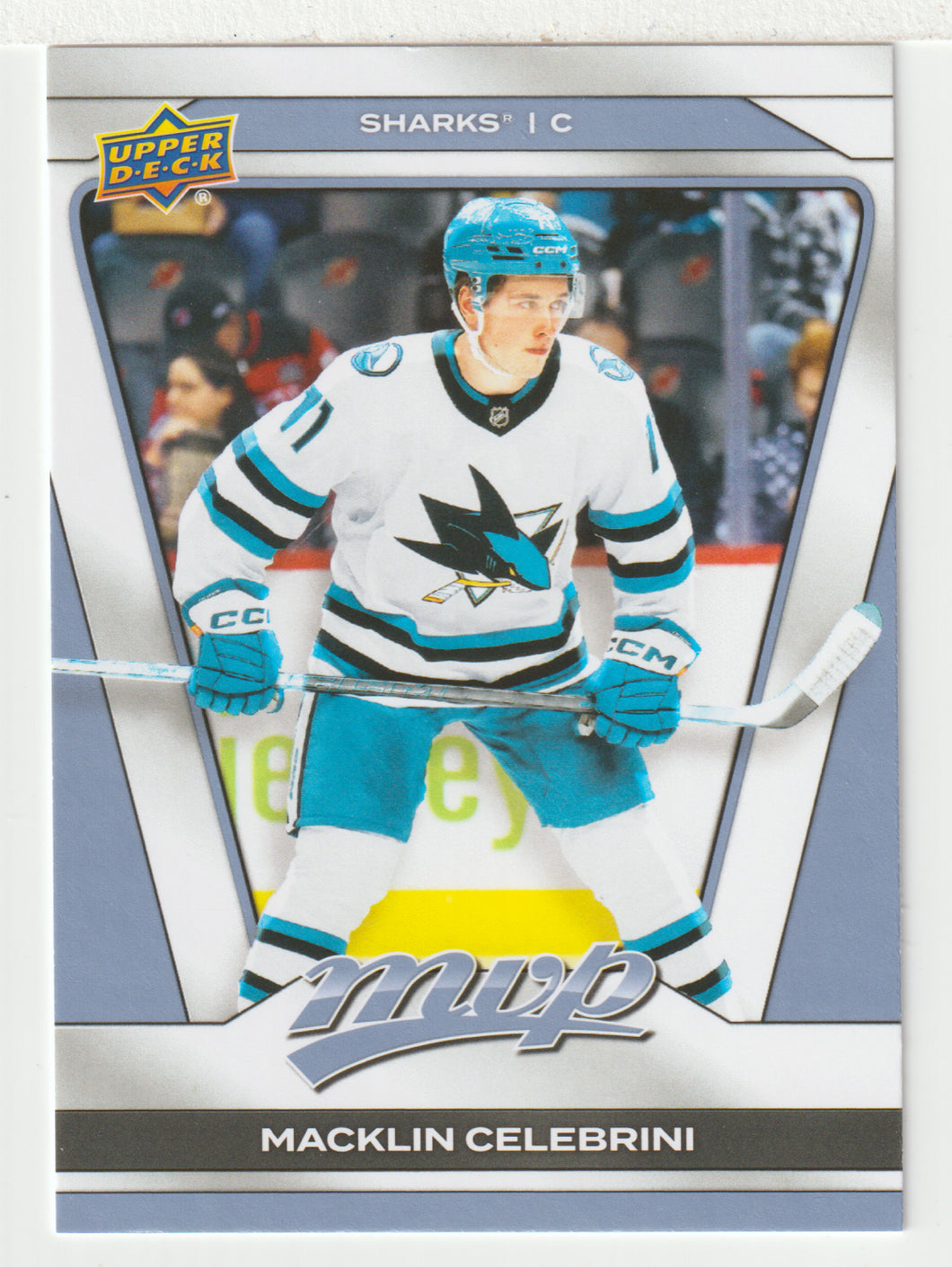 Macklin Celebrini - San Jose Sharks (NHL Hockey Card) 2025-26 Upper Deck MVP # 17 Mint