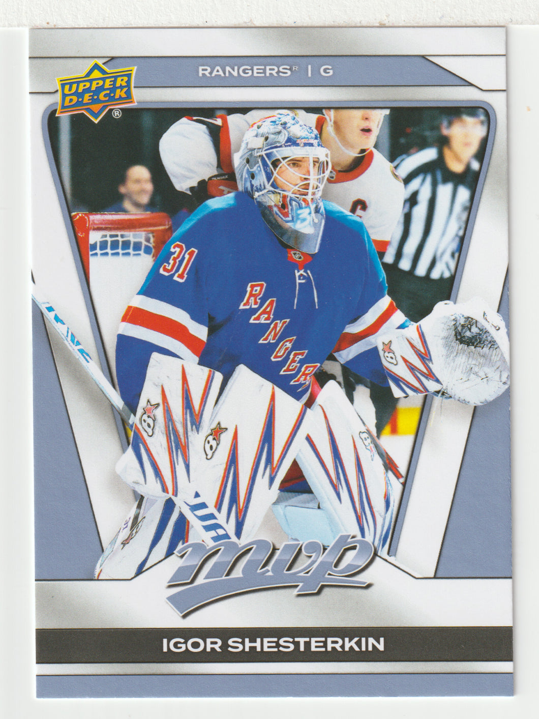Igor Shesterkin - New York Rangers (NHL Hockey Card) 2025-26 Upper Deck MVP # 29 Mint