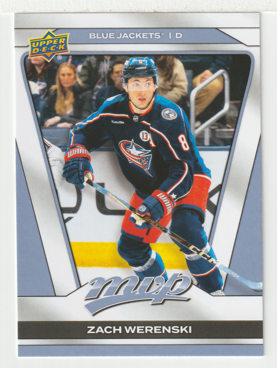 Zach Werenski - Columbus Blue Jackets (NHL Hockey Card) 2025-26 Upper Deck MVP # 39 Mint