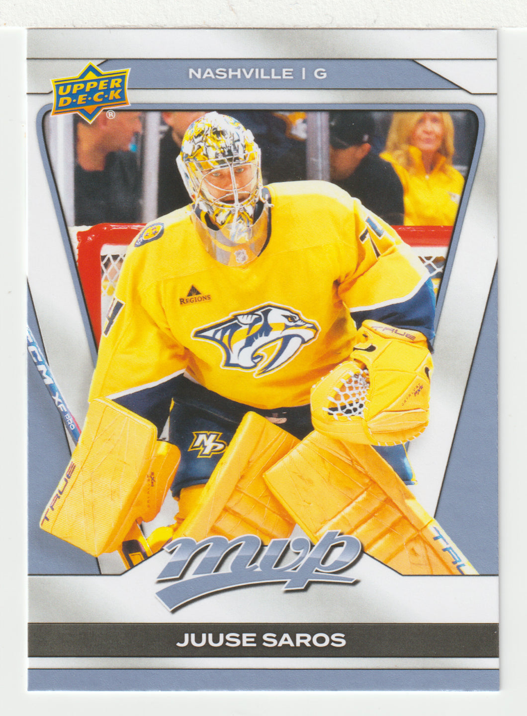 Juuse Saros - Nashville Predators (NHL Hockey Card) 2025-26 Upper Deck MVP # 53 Mint