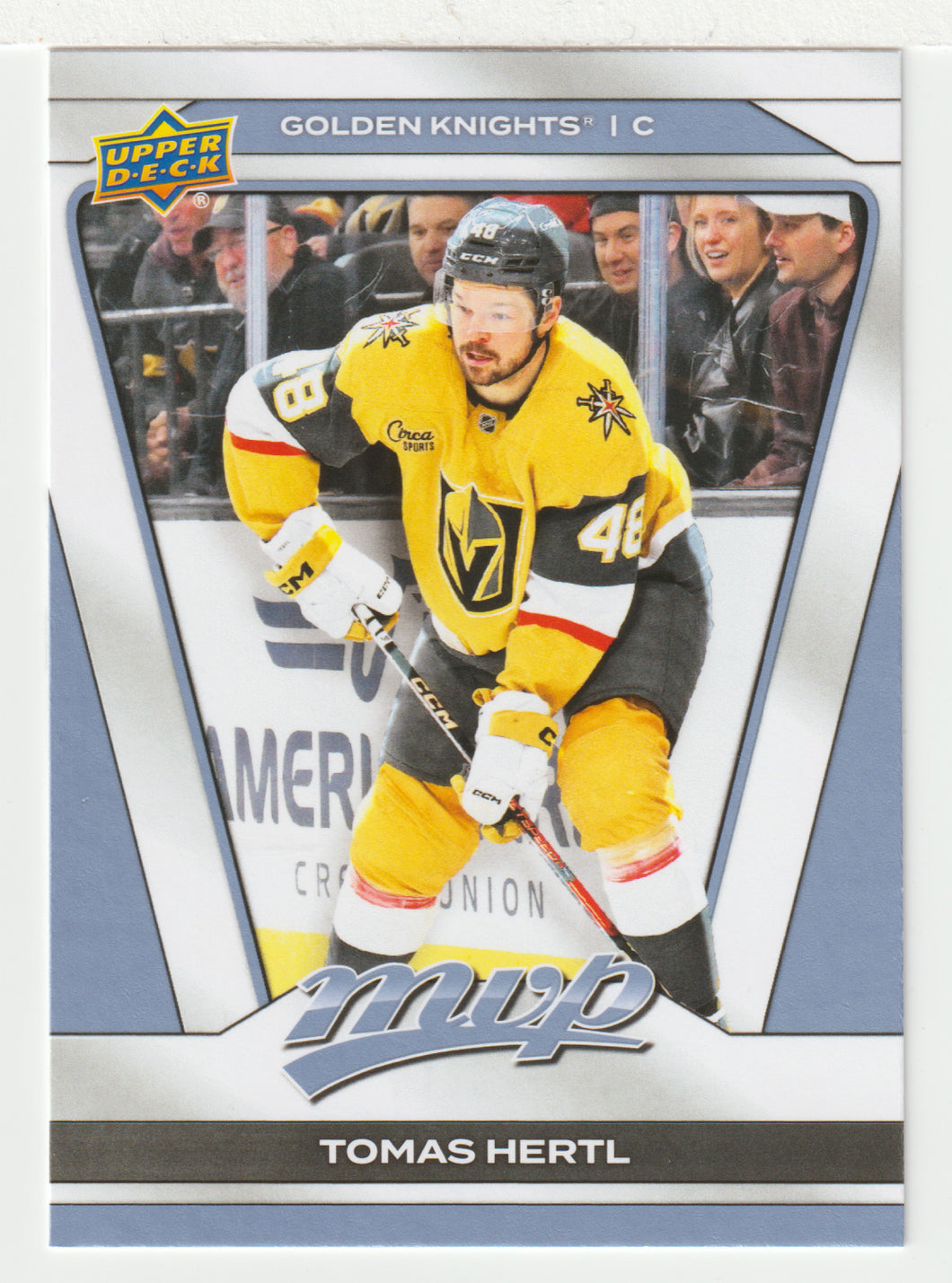 Tomas Hertl - Vegas Golden Knights (NHL Hockey Card) 2025-26 Upper Deck MVP # 65 Mint