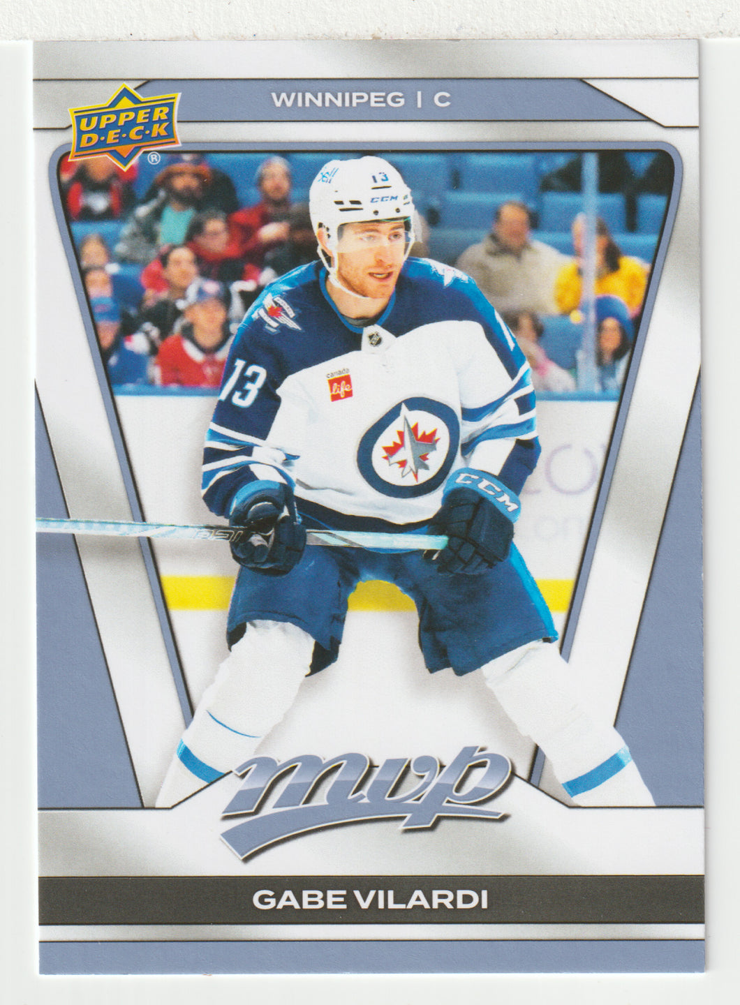 Gabe Vilardi - Winnipeg Jets (NHL Hockey Card) 2025-26 Upper Deck MVP # 74 Mint