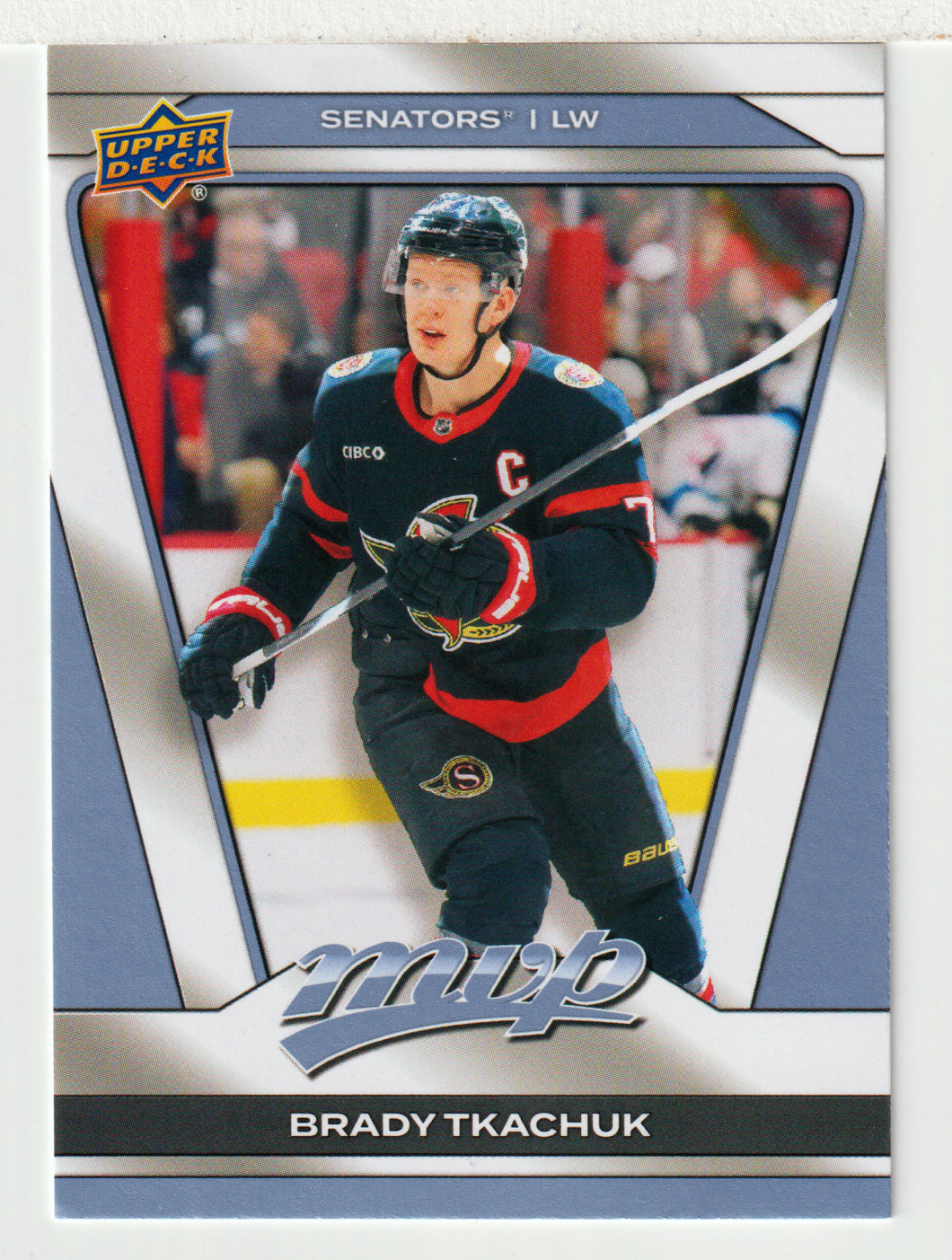 Brady Tkachuk - Ottawa Senators (NHL Hockey Card) 2025-26 Upper Deck MVP # 125 Mint