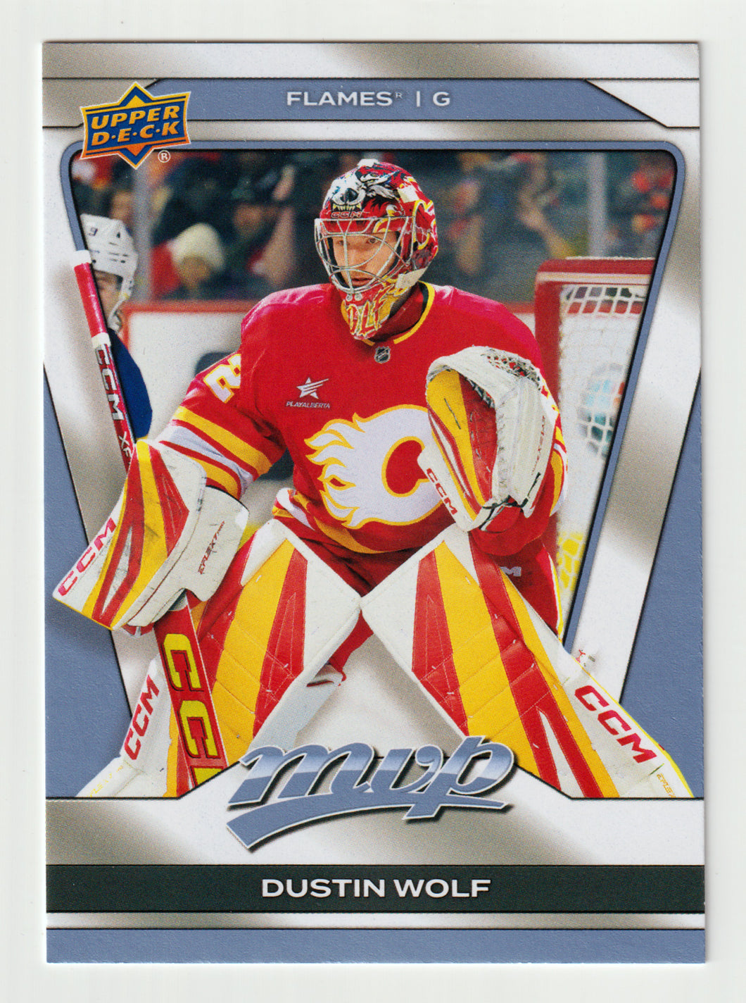 Dustin Wolf - Calgary Flames (NHL Hockey Card) 2025-26 Upper Deck MVP # 140 Mint