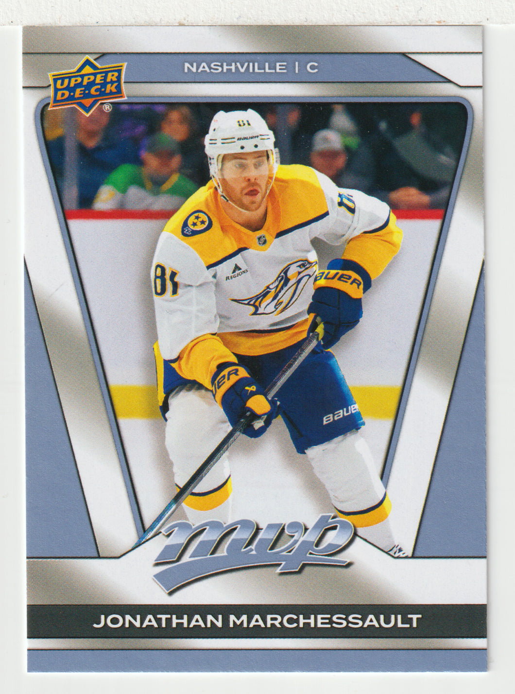 Jonathan Marchessault - Nashville Predators (NHL Hockey Card) 2025-26 Upper Deck MVP # 143 Mint