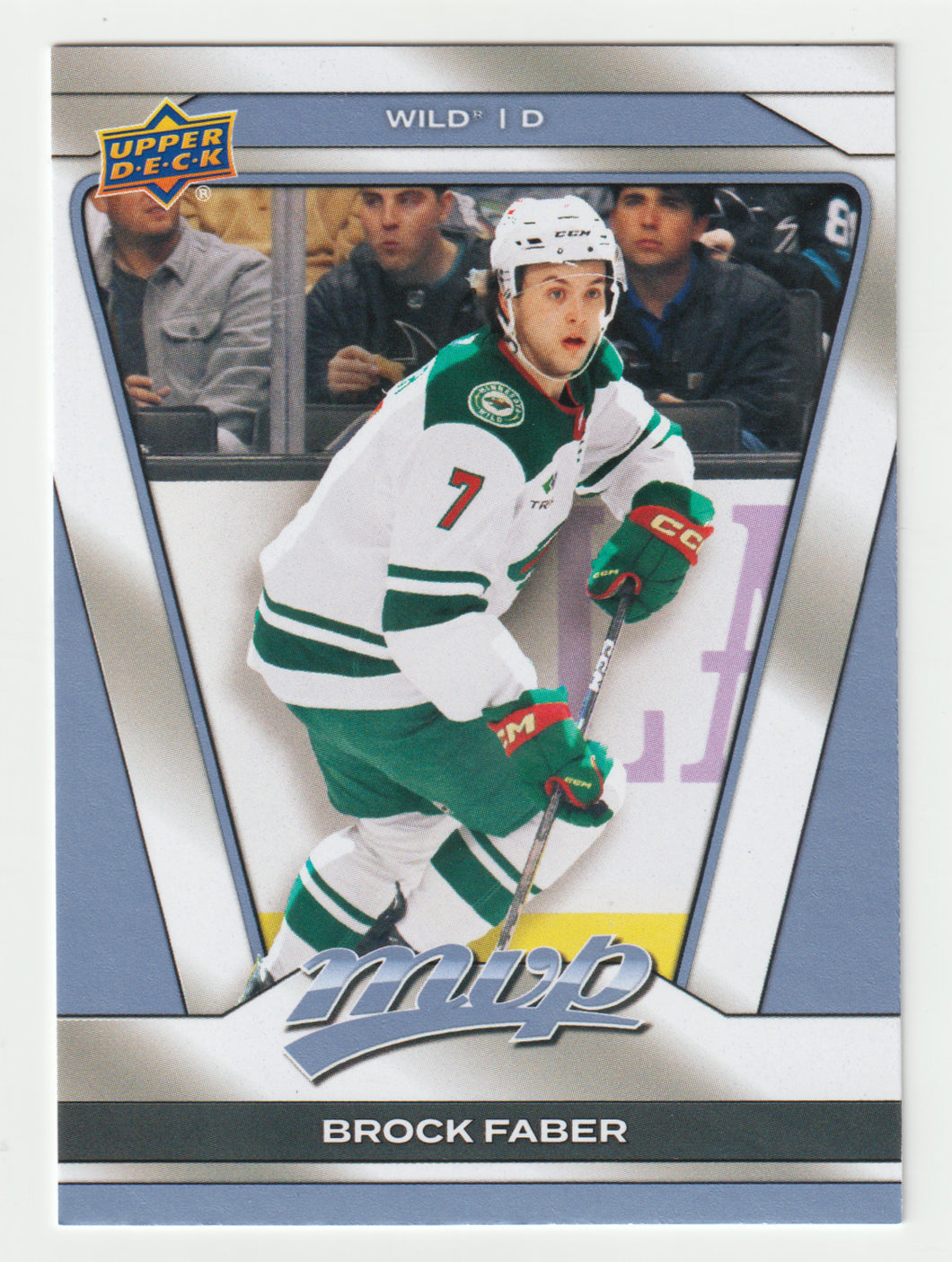 Brock Faber - Minnesota Wild (NHL Hockey Card) 2025-26 Upper Deck MVP # 179 Mint