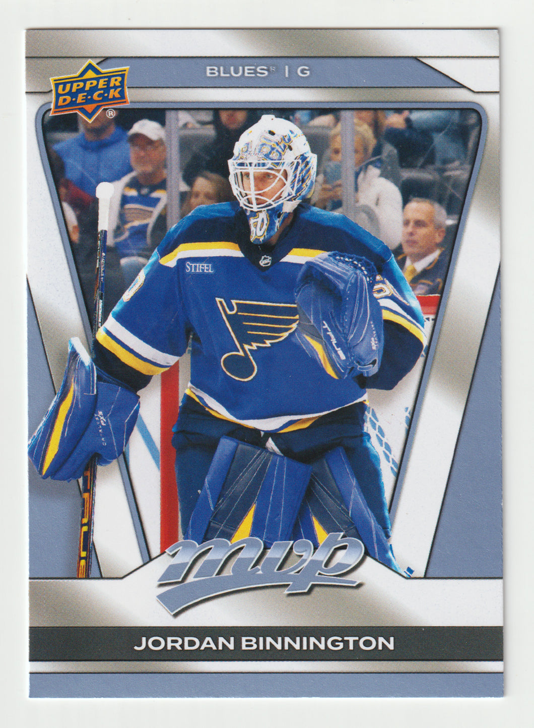 Jordan Binnington - St. Louis Blues (NHL Hockey Card) 2025-26 Upper Deck MVP # 180 Mint