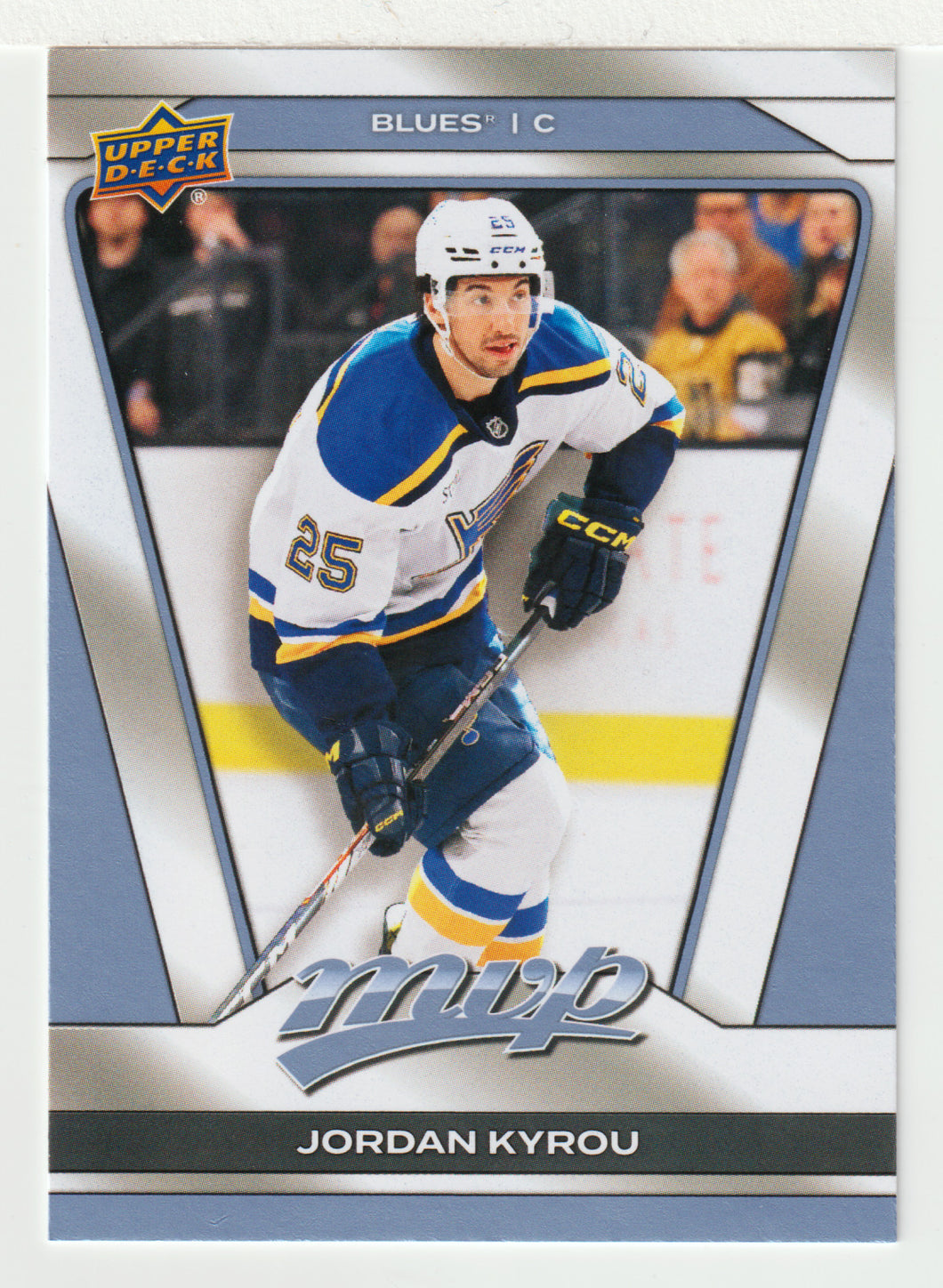 Jordan Kyrou - St. Louis Blues (NHL Hockey Card) 2025-26 Upper Deck MVP # 186 Mint
