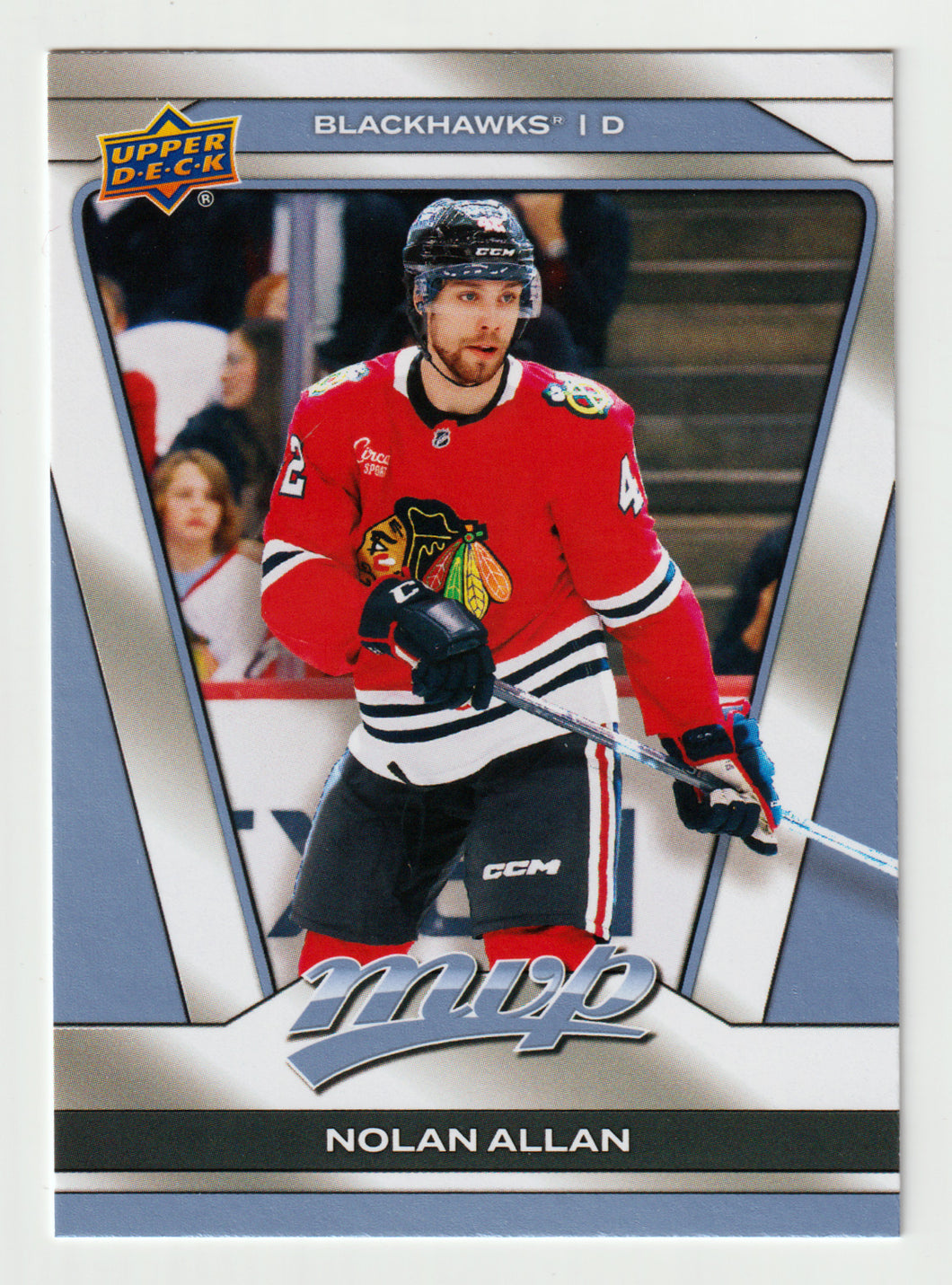 Nolan Allan - Chicago Blackhawks (NHL Hockey Card) 2025-26 Upper Deck MVP # 187 Mint