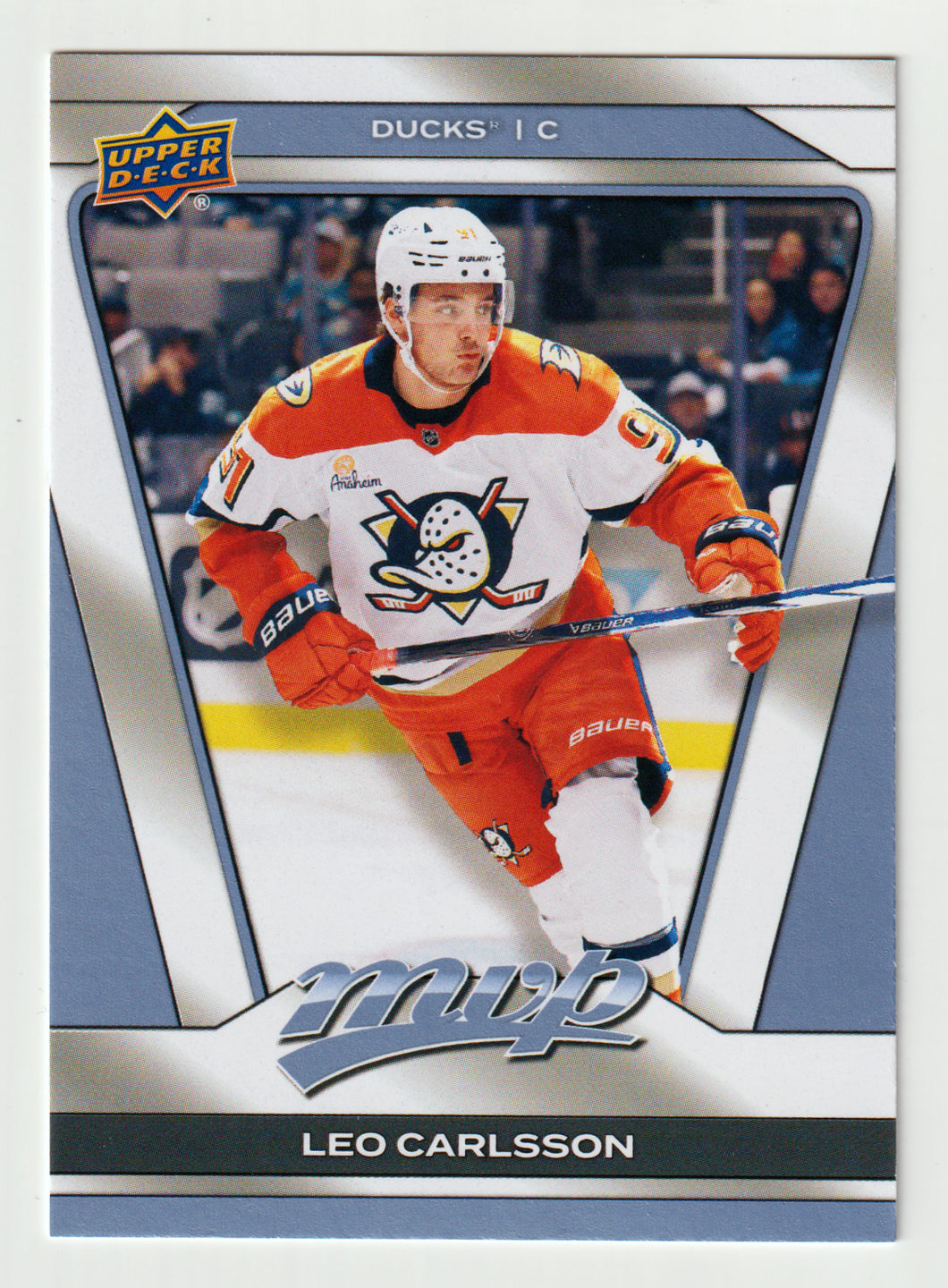 Leo Carlsson - Anaheim Ducks (NHL Hockey Card) 2025-26 Upper Deck MVP # 195 Mint