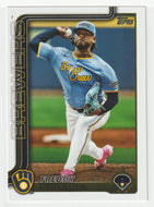 Freddy Peralta - Milwaukee Brewers (MLB Baseball Card) 2025 Topps # 61 Mint