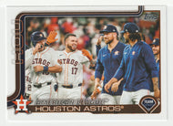 Houston Astros Team Card (MLB Baseball Card) 2025 Topps # 76 Mint
