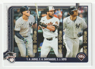 Aaron Judge - Juan Soto - Anthony Santander - Home Run Leaders (MLB Baseball Card) 2025 Topps # 79 Mint