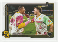 Manny Machado - Jackson Merrill - San Diego Padres - All Smiles (MLB Baseball Card) 2025 Topps # 143 Mint