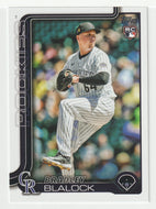 Bradley Blalock RC - Colorado Rockies (MLB Baseball Card) 2025 Topps # 161 Mint