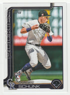 Aaron Schunk RC - Colorado Rockies (MLB Baseball Card) 2025 Topps # 196 Mint