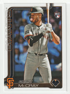 Grant McCray RC - San Francisco Giants (MLB Baseball Card) 2025 Topps # 213 Mint