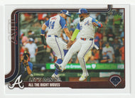 Marcell Ozuna - Adam Duvall - Atlanta Braves - Checklist (MLB Baseball Card) 2025 Topps # 237 Mint