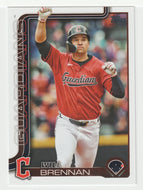Will Brennan - Cleveland Guardians (MLB Baseball Card) 2025 Topps # 240 Mint