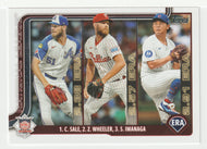 Chris Sale - Zack Wheeler - Shota Imanaga - ERA Leaders (MLB Baseball Card) 2025 Topps # 272 Mint