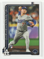 River Ryan RC - Los Angeles Dodgers (MLB Baseball Card) 2025 Topps # 273 Mint