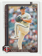 Zebby Matthews RC - Minnesota Twins (MLB Baseball Card) 2025 Topps # 283 Mint