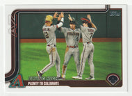 Corbin Carroll - Alek Thomas - Lourdes Gurriel Jr. - Arizona Diamondbacks - Checklist (MLB Baseball Card) 2025 Topps # 297 Mint