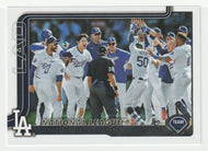Los Angeles Dodgers Team Card (MLB Baseball Card) 2025 Topps # 302 Mint