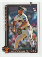 Trevor McDonald RC - San Francisco Giants (MLB Baseball Card) 2025 Topps # 357 Mint