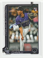 Angel Chivilli RC - Colorado Rockies (MLB Baseball Card) 2025 Topps # 370 Mint