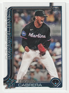 Edward Cabrera - Miami Marlins (MLB Baseball Card) 2025 Topps # 371 Mint