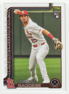 Thomas Saggese RC - St. Louis Cardinals (MLB Baseball Card) 2025 Topps # 463 Mint