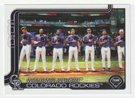 Colorado Rockies Team Card (MLB Baseball Card) 2025 Topps # 486 Mint