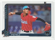 Eury Pérez - Miami Marlins (MLB Baseball Card) 2025 Topps # 487 Mint