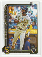 Andruw Monasterio - Milwaukee Brewers (MLB Baseball Card) 2025 Topps # 581 Mint